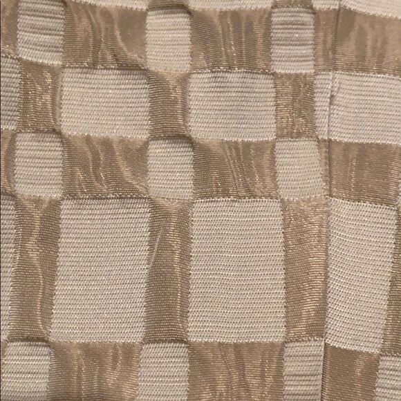 NWT Josie Natori Tan Fit Flare Jacquard Dress 12 - Picture 6 of 6